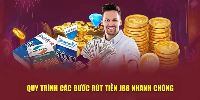 Các phương thức rút tiền J88